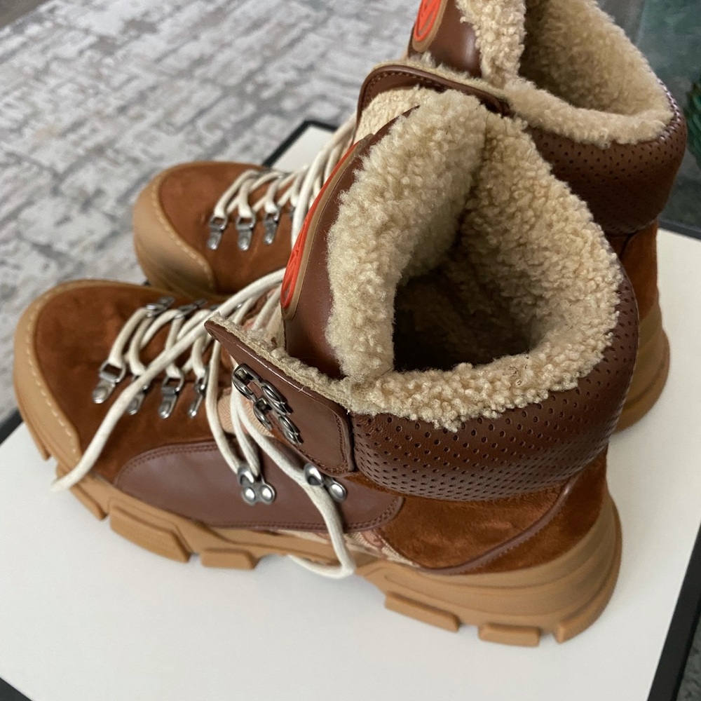 Gucci men’s boots, fur lined - Picture 3 of 5